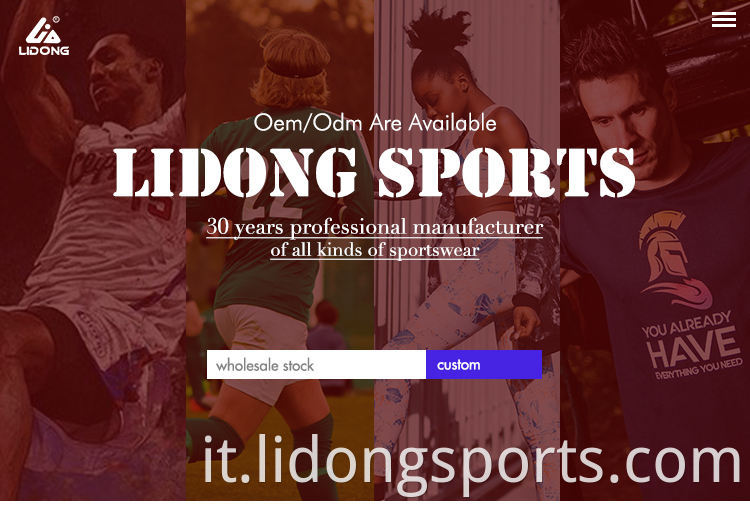 Lidong Sublimation Nuovo design Design Le magliette Sports Sports